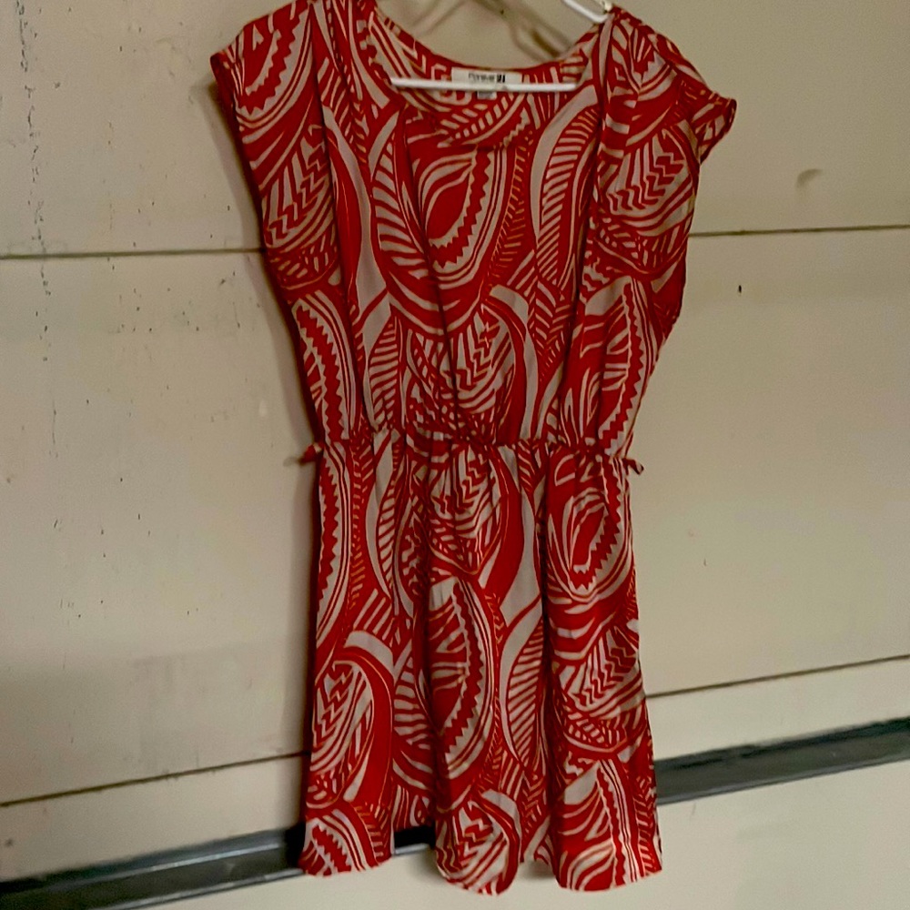 Large dress you can use this like a drsss or long shirt is so fresh and comfy.